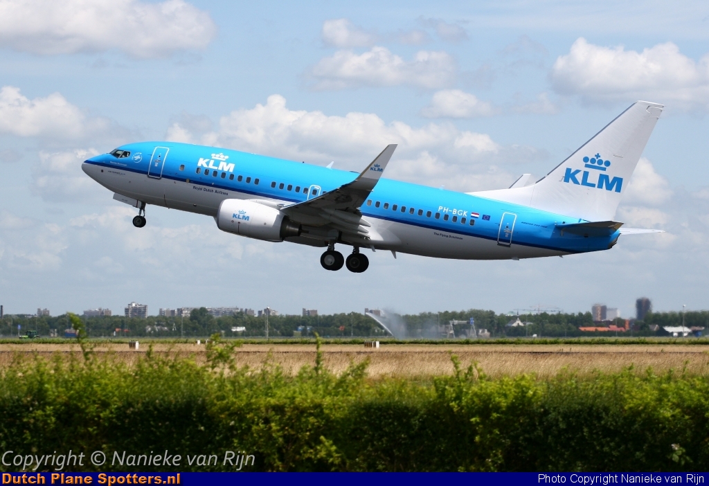 PH-BGK Boeing 737-700 KLM Royal Dutch Airlines by Nanieke van Rijn