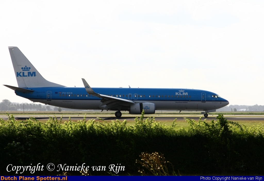 PH-BXN Boeing 737-800 KLM Royal Dutch Airlines by Nanieke van Rijn