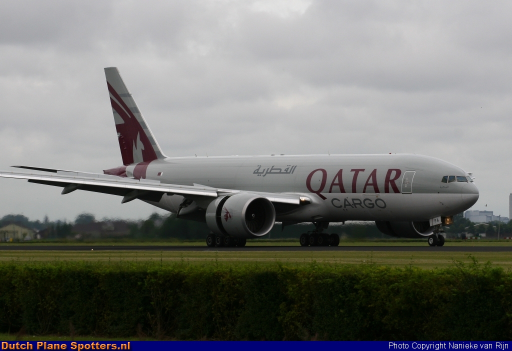 A7-BFA Boeing 777-F Qatar Airways Cargo by Nanieke van Rijn