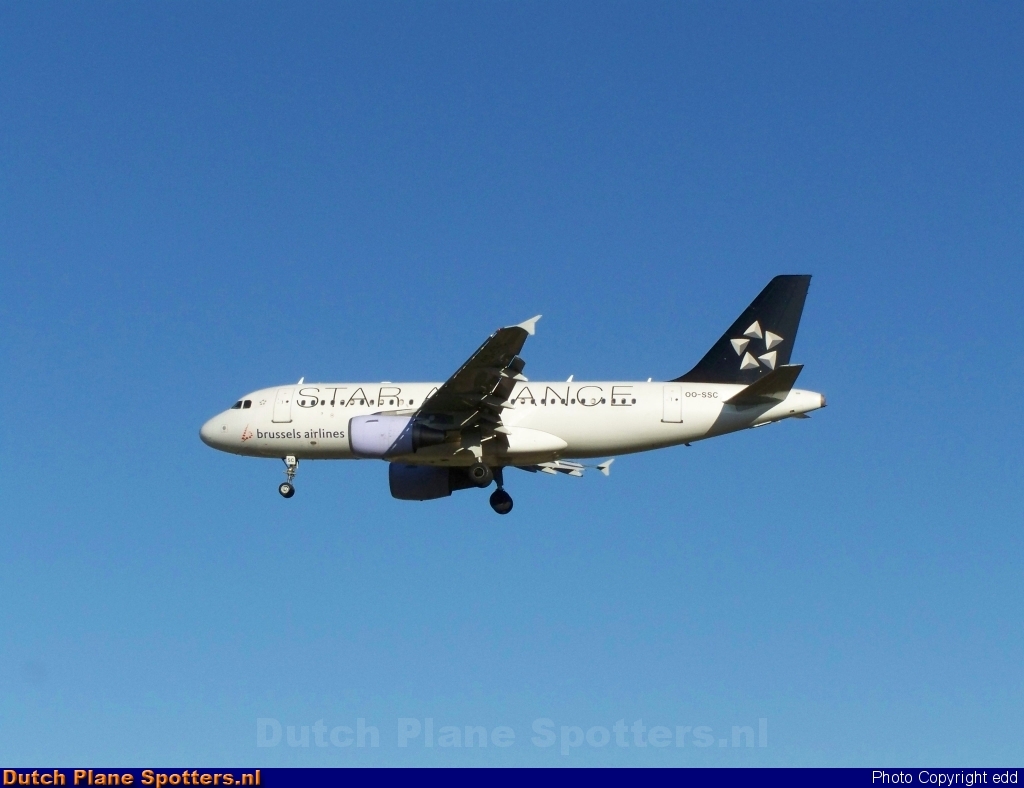 OO-SSC Airbus A319 Brussels Airlines by edd