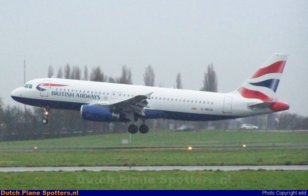G-MEDK Airbus A320 British Airways by edd