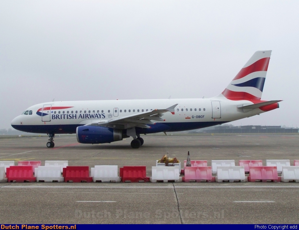 G-DBCF Airbus A319 British Airways by edd