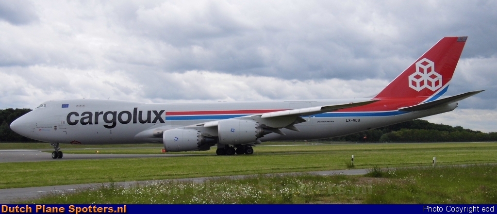 LX-VCB Boeing 747-8 Cargolux by edd