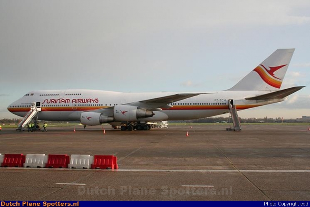PZ-TCM Boeing 747-300 Surinam Airways by edd