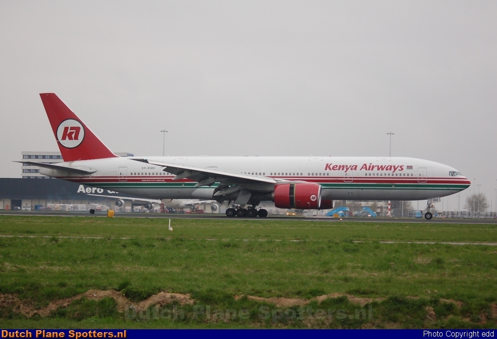5Y-KQU Boeing 777-200 Kenya Airways by edd