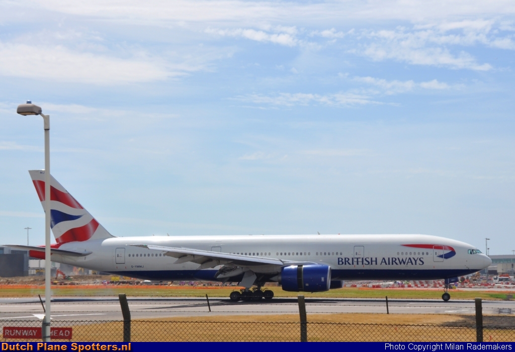 G-YMMJ Boeing 777-200 British Airways by Milan Rademakers