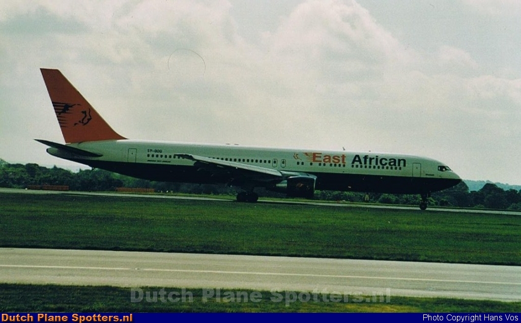 5Y-QQQ Boeing 767-300 East African Airlines by Hans Vos