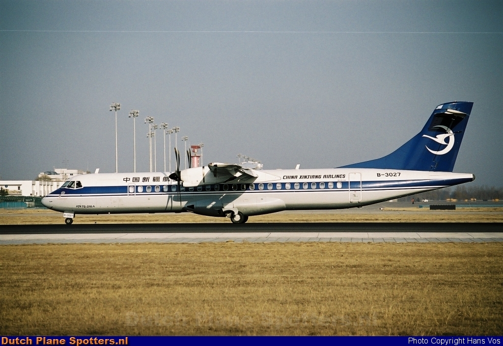 B-3027 ATR 72 China Xinjiang Airlines by Hans Vos