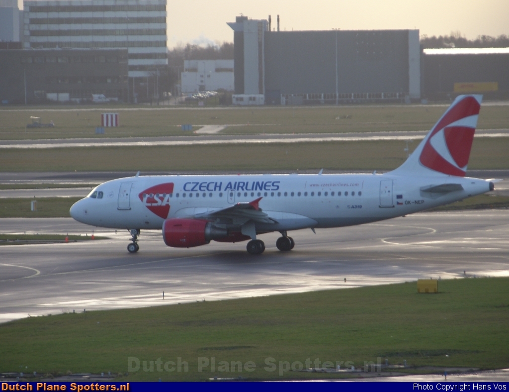 OK-NEP Airbus A319 CSA Czech Airlines by Hans Vos