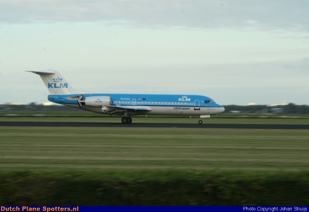 PH-KZG Fokker 70 KLM Cityhopper by Johan Struijs