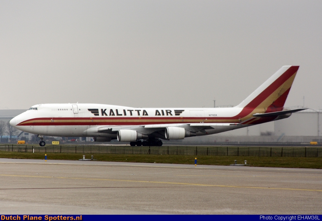 N741CK Boeing 747-400 Kalitta by EHAM36L