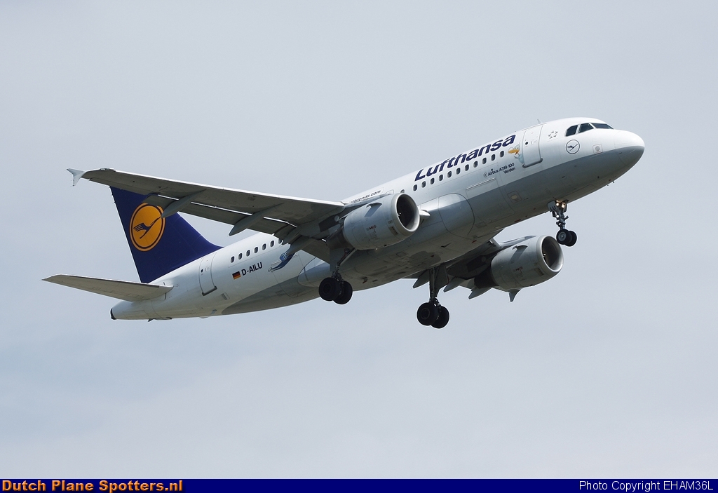 D-AILU Airbus A319 Lufthansa by EHAM36L