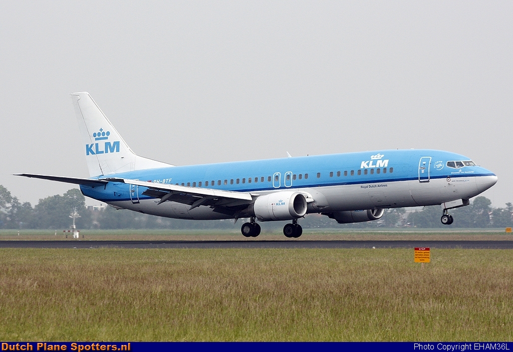 PH-BTF Boeing 737-400 KLM Royal Dutch Airlines by EHAM36L