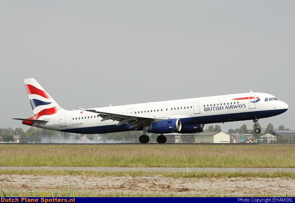 G-EUXD Airbus A321 British Airways by EHAM36L