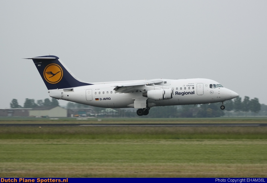 D-AVRQ BAe 146 CityLine (Lufthansa Regional) by EHAM36L