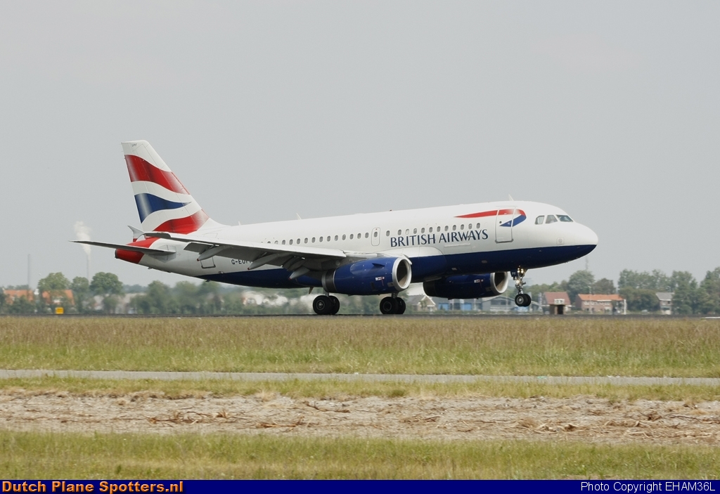 G-EUPF Airbus A319 British Airways by EHAM36L