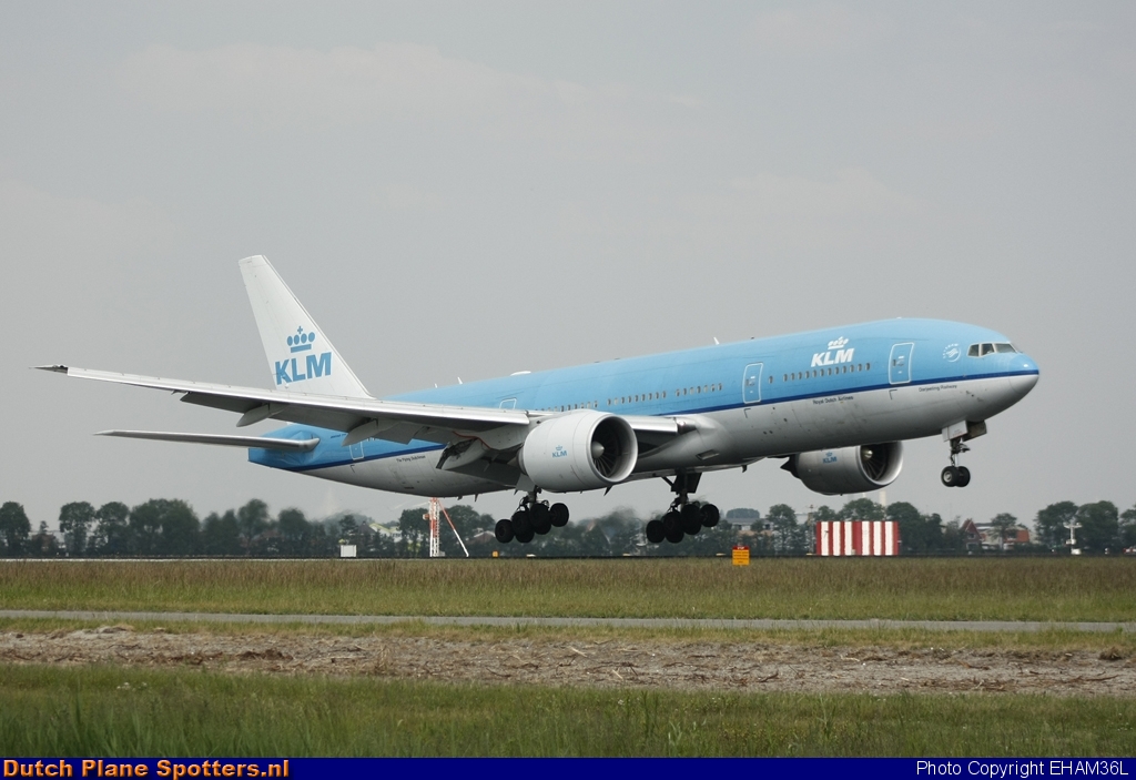 PH-BQD Boeing 777-200 KLM Royal Dutch Airlines by EHAM36L