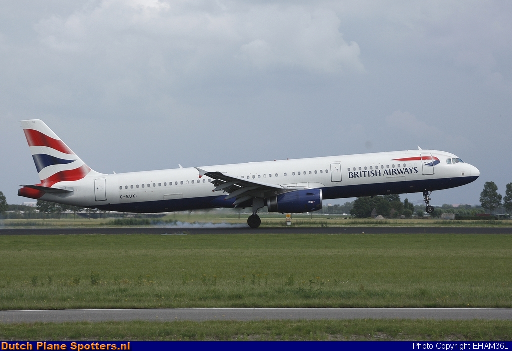 G-EUXI Airbus A321 British Airways by EHAM36L