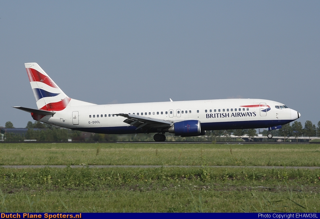 G-DOCL Boeing 737-400 British Airways by EHAM36L