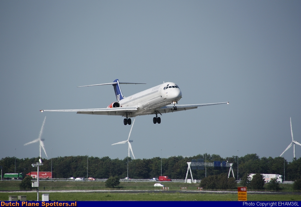LN-RMT McDonnell Douglas MD-81 SAS Scandinavian Airlines by EHAM36L