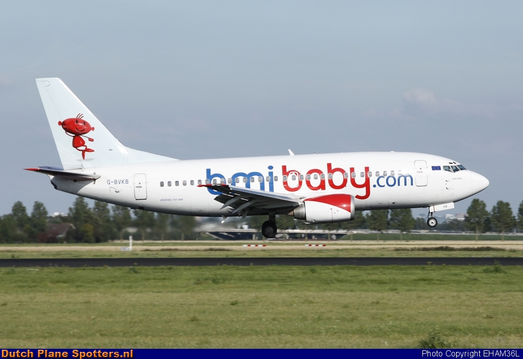 G-BVKB Boeing 737-500 BMI Baby by EHAM36L