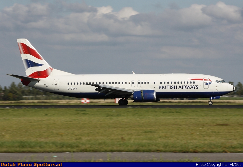 G-DOCY Boeing 737-400 British Airways by EHAM36L