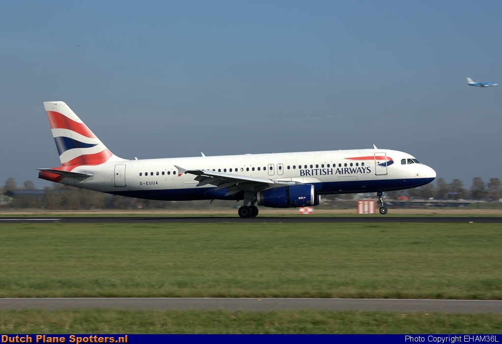 G-EUUA Airbus A320 British Airways by EHAM36L
