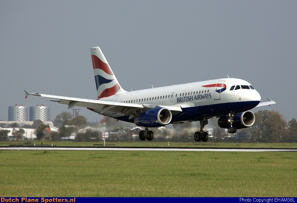 G-EUPN Airbus A319 British Airways by EHAM36L