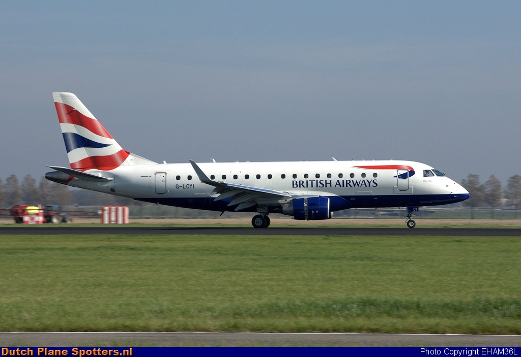 G-LCYI Embraer 170 BA CityFlyer (British Airways) by EHAM36L
