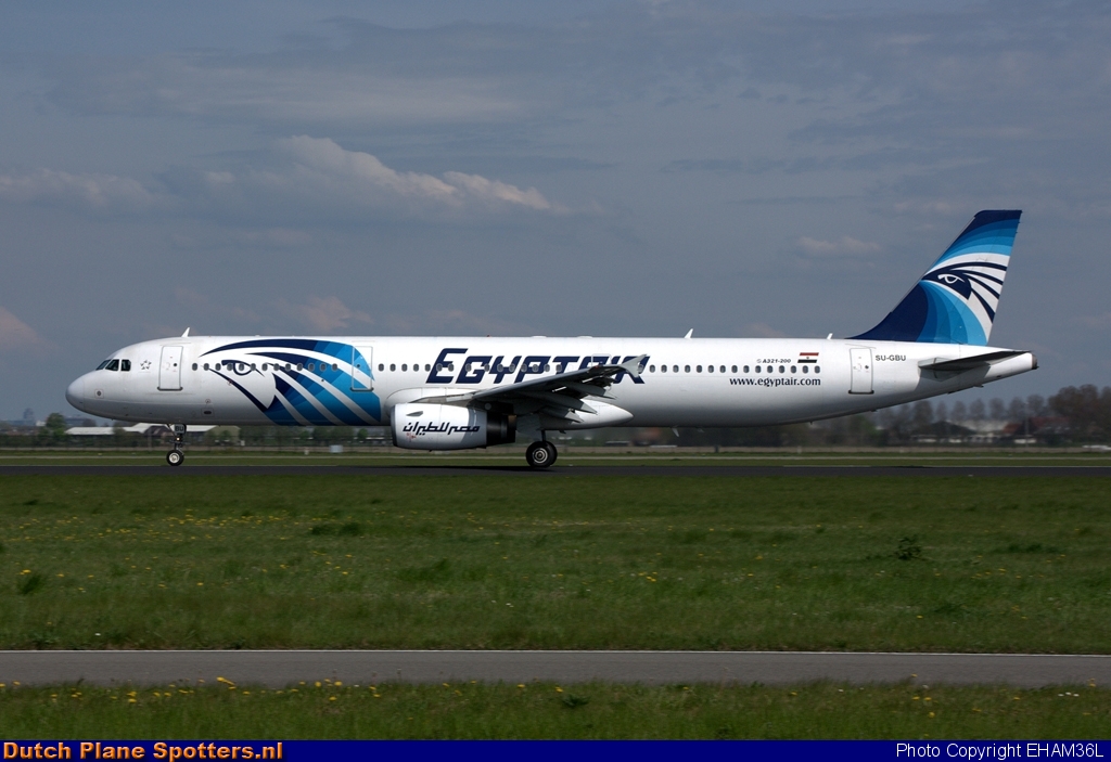 SU-GBU Airbus A321 Egypt Air by EHAM36L