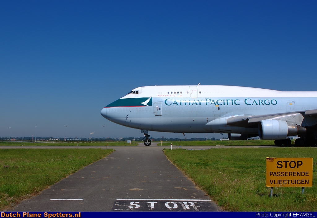B-KAF Boeing 747-400 Cathay Pacific Cargo by EHAM36L