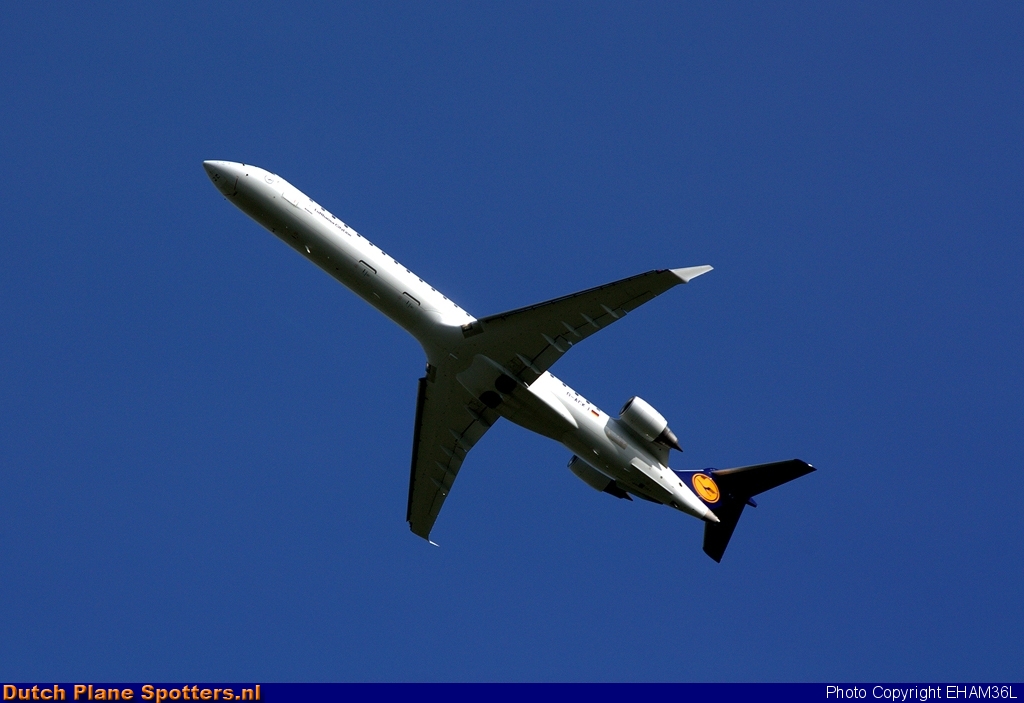 D-ACKJ Bombardier Canadair CRJ900 CityLine (Lufthansa Regional) by EHAM36L