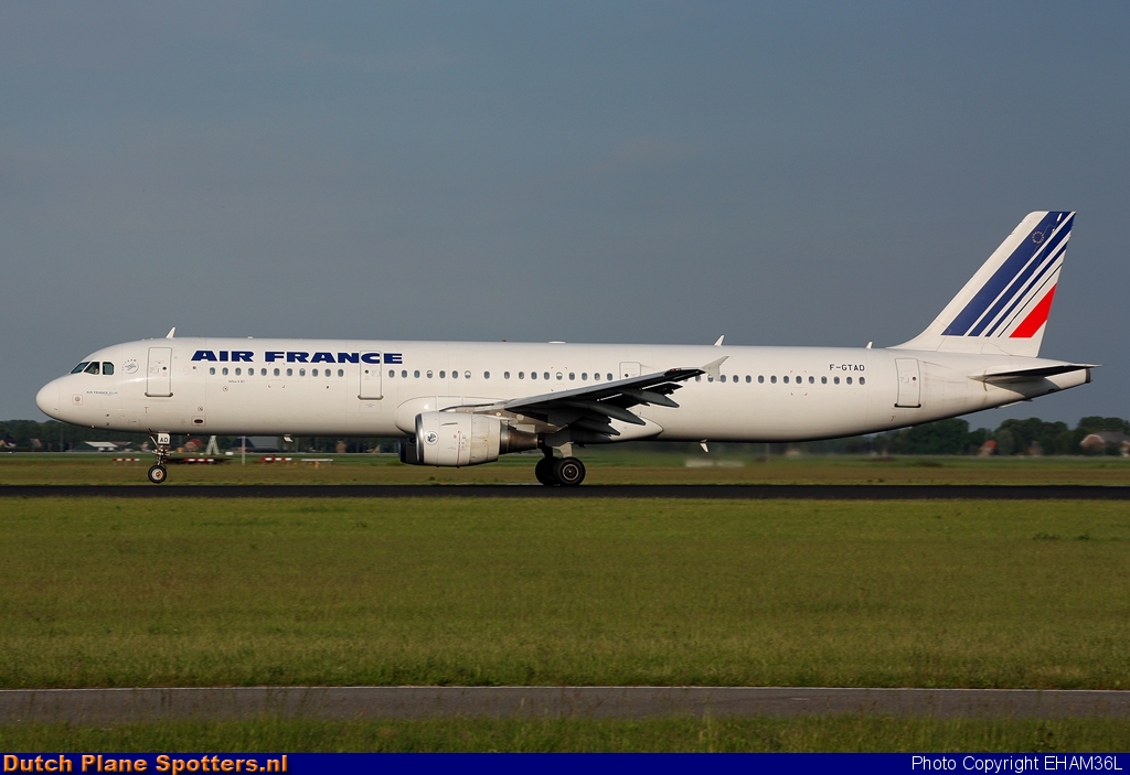 F-GTAD Airbus A321 Air France by EHAM36L