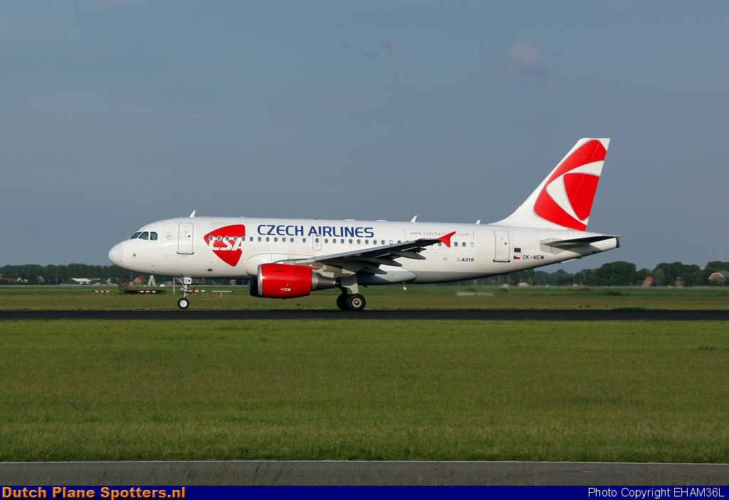 OK-NEM Airbus A319 CSA Czech Airlines by EHAM36L
