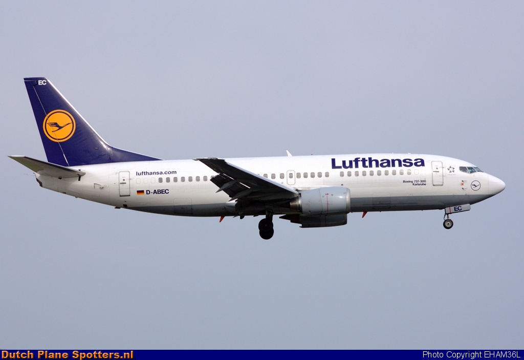 D-ABEC Boeing 737-300 Lufthansa by EHAM36L
