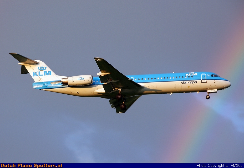 PH-OFP Fokker 100 KLM Cityhopper by EHAM36L