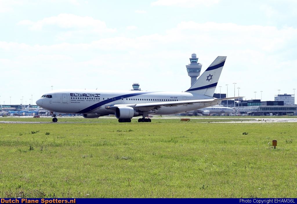 4X-EAF Boeing 767-200 El Al Israel Airlines by EHAM36L
