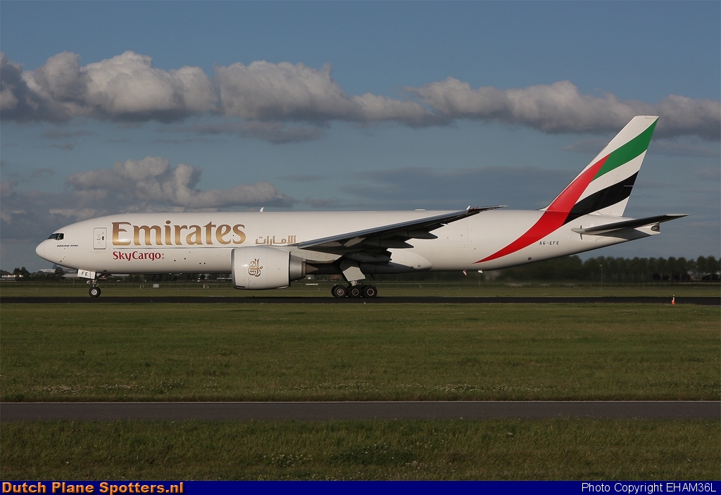 A6-EFE Boeing 777-F Emirates Sky Cargo by EHAM36L