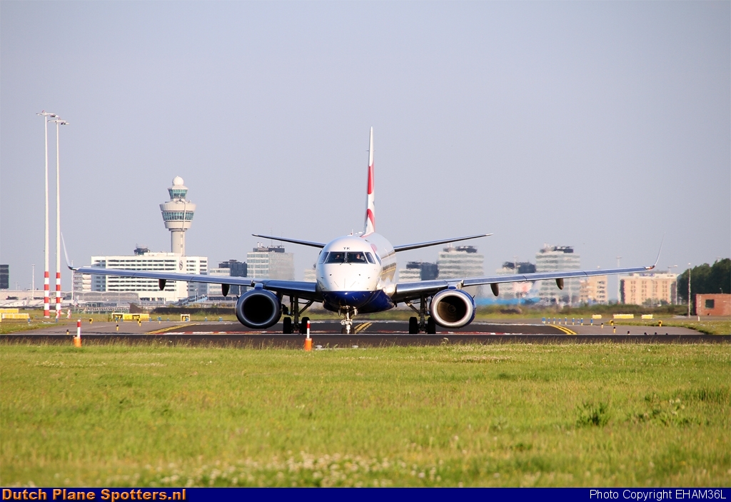 G-LCYK Embraer 190 BA CityFlyer (British Airways) by EHAM36L