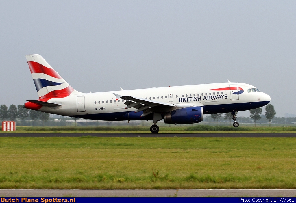 G-EUPX Airbus A319 British Airways by EHAM36L