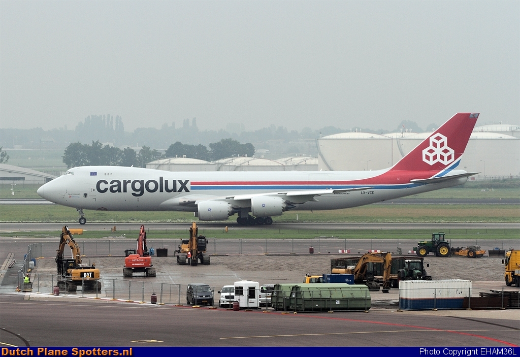 LX-VCE Boeing 747-8 Cargolux by EHAM36L