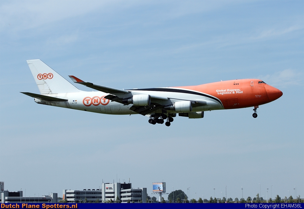 OO-THB Boeing 747-400 TNT Airways by EHAM36L