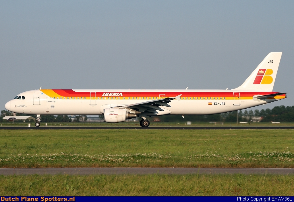 EC-JRE Airbus A321 Iberia by EHAM36L