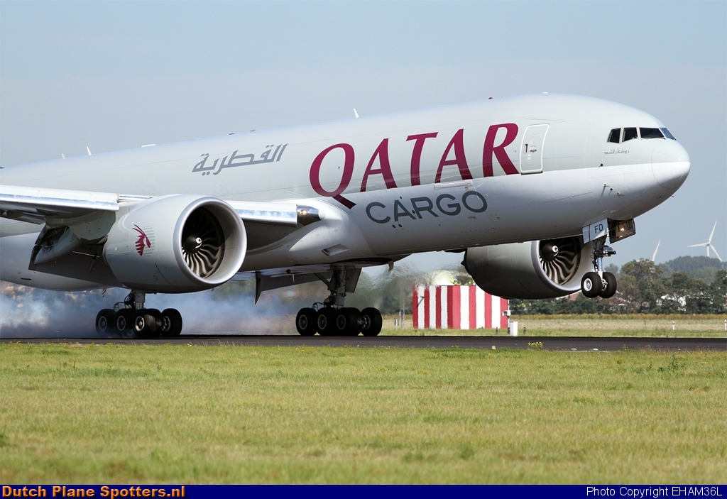 A7-BFD Boeing 777-F Qatar Airways Cargo by EHAM36L