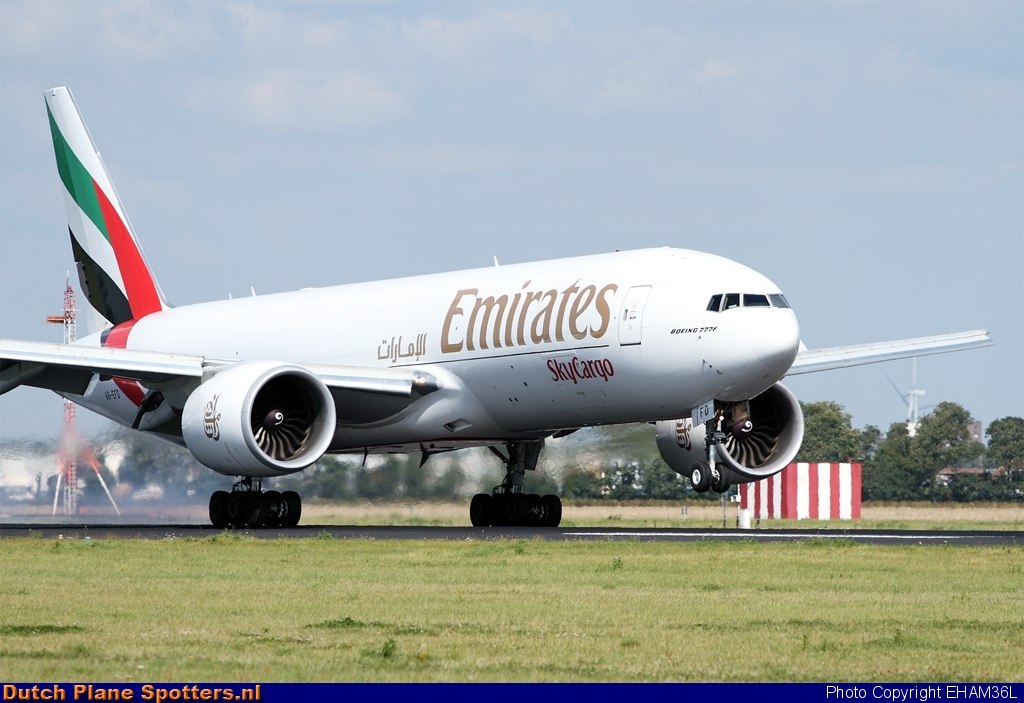 A6-EFD Boeing 777-F Emirates Sky Cargo by EHAM36L