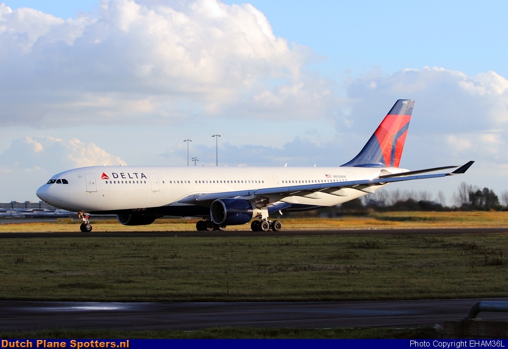 N856NW Airbus A330-200 Delta Airlines by EHAM36L