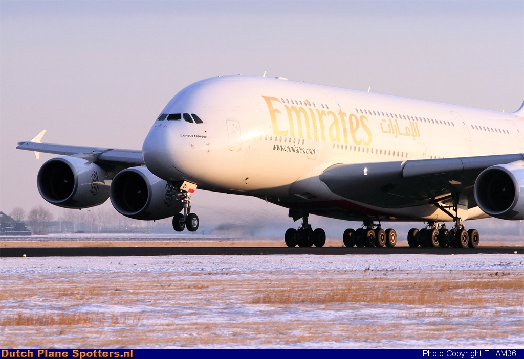 A6-EDI Airbus A380-800 Emirates by EHAM36L