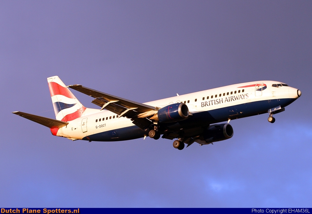 G-DOCT Boeing 737-400 British Airways by EHAM36L