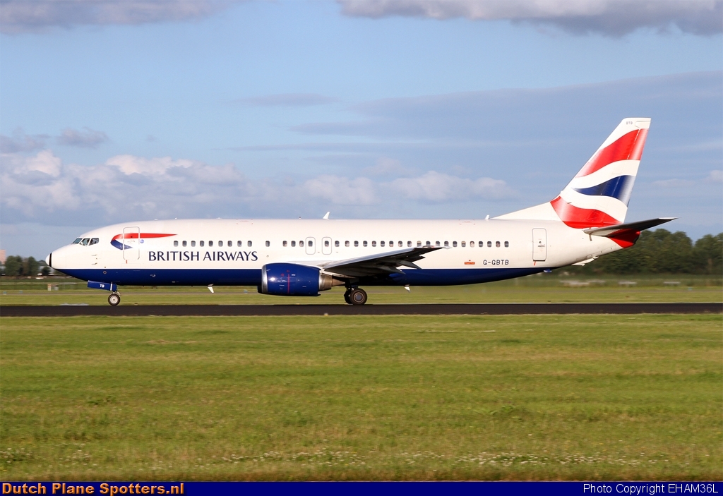G-GBTB Boeing 737-400 British Airways by EHAM36L
