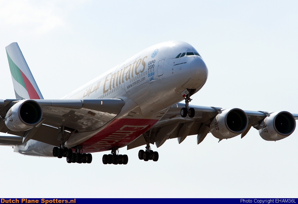 A6-EDT Airbus A380-800 Emirates by EHAM36L